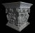 Table or Pedestal Base - Antique Cast Stone - Neo-Romanesque Style For Sale - Image 4 of 6