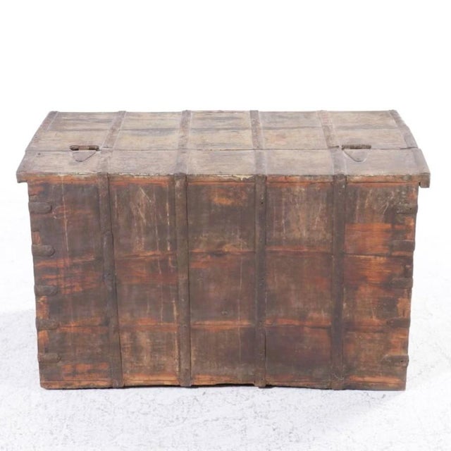 19th Century Oversize Indian Wedding / Dowry Chest / Trunk For Sale - Image 11 of 11
