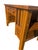 Brown Antique Mission Style Quartersawn Oak Desk | Arts & Crafts Era Kneehole Library Writing Table For Sale - Image 8 of 17