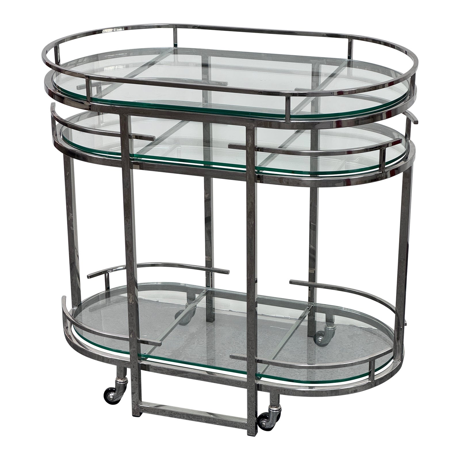 Restoration Hardware Bayeux Bar Cart Chairish