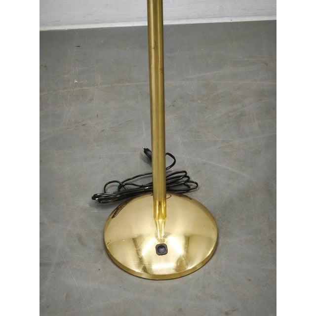 Bubble Glass and Brass Floor Lamp from Kamenicky Senov, 1970s For Sale - Image 8 of 11
