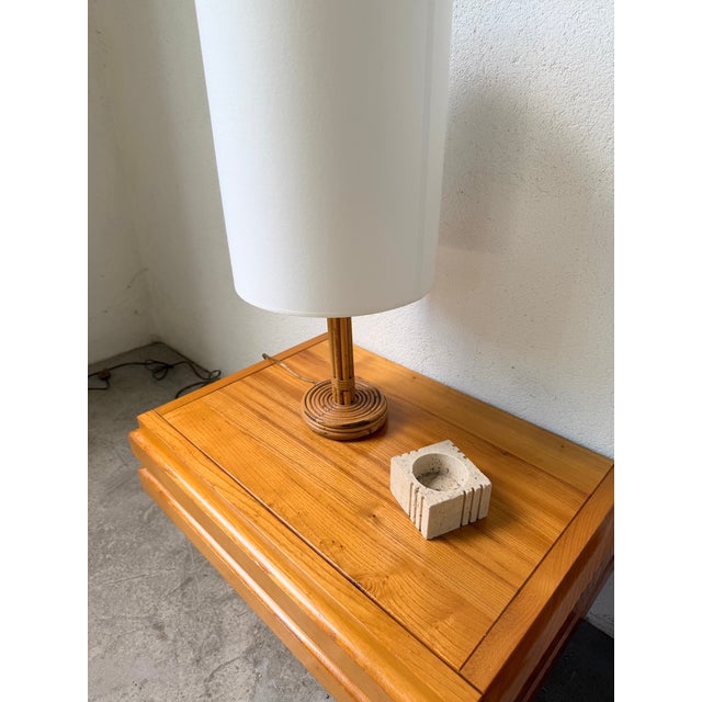 Vintage small travertine ashtray by Fratelli Mannelli, Italy, circa 1970s. In good condition, with a patina from use. -...