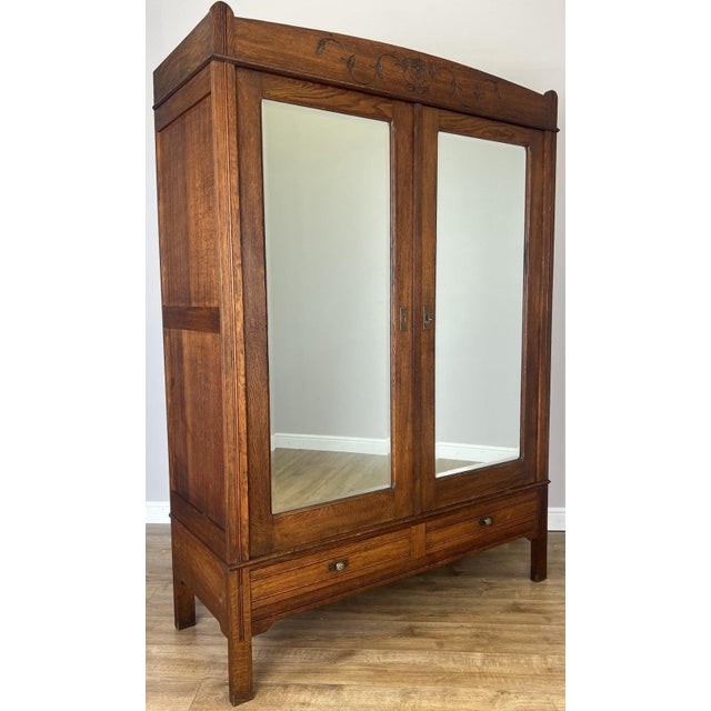 French Wardrobe in Oak For Sale - Image 13 of 13