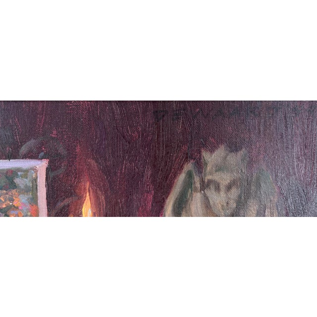Paper Ultra Realist Library Still-Life Books and Candles "Little Devil in the Details" by Ken DeWaard For Sale - Image 7 of 7
