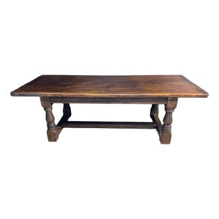 Vintage Farmhouse Dining Table in Oak, 1925 For Sale