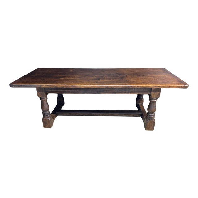 Vintage Farmhouse Dining Table in Oak, 1925 For Sale