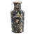 Mid 20th Century Black and Yellow Chinese Famille Noire Vase For Sale