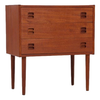 Vintage Danish Teak Chest of Drawers For Sale