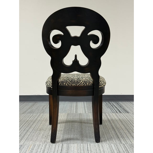 Wood Rustic Dining Side Chair ~ Set of 6 For Sale - Image 7 of 11