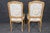 French Set 6 Light Beechwood Louis XV Style Carved Dining Side Chairs For Sale - Image 3 of 13