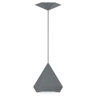Graphite Grey Diamond Pendant by Sebastian Scherer For Sale