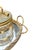 Vintage Brass Gold Vanity Make Up Set With Tray Perfume Mirror Powder For Sale In New York - Image 6 of 9