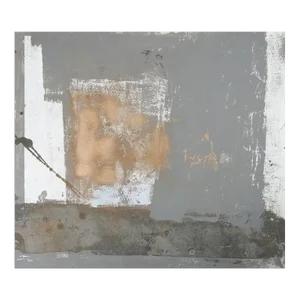 Late 20th Century Bold Neutral Abstract Painting