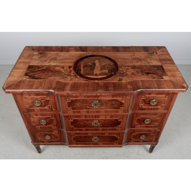 18th Century Louis XVI Style Marquetry Commode For Sale In Orlando - Image 6 of 10
