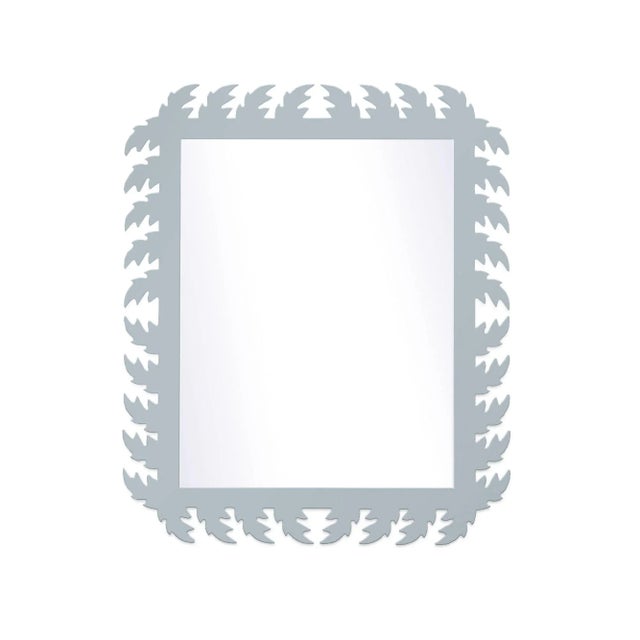 Contemporary Fleur Home Audubon Rectangle Mirror in Parma Gray, 33x43 For Sale - Image 3 of 3