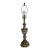 Vintage Hollywood Regency Brass and Enamel Table Lamp For Sale