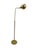 Mid-Century Modern Vintage Brass Adjustable Apothecary Library Pharmacy Reading Floor Lamp 56" For Sale - Image 3 of 15