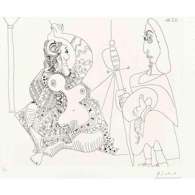 Pablo Picasso, 12 Mai Etching Edition 12/50, 1970s, Etching For Sale - Image 4 of 4