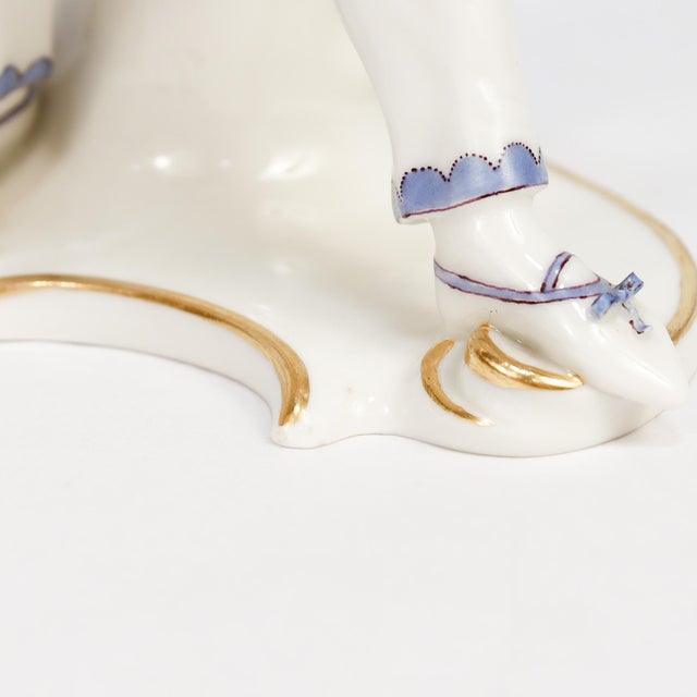 Nymphenburg Porcelain Commedia Dell'Arte Figure of Pierrot For Sale - Image 12 of 12