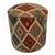 Kilim Rug Pouf Ottoman #23a For Sale