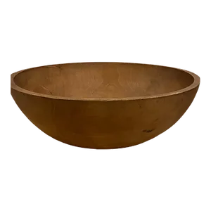 Late 19th Century Holland Bowl Mill Wood Farmhouse Huge Bowl