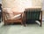 Mid 20th Century 20th Century Vintage Danish Teak Armchairs With Straps and Cushions For Sale - Image 5 of 9