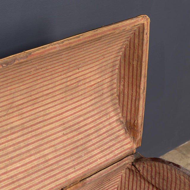 Antique 18th Century Cylindrical Coach Trunk, 1700s For Sale - Image 12 of 18