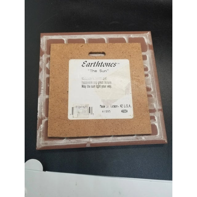 Vintage Arizona Earthtones Sun Tile Wall Decor...for your next inspiration. Made in the 1990s.