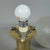 Brass Table Lamp with Sphere Glass from Targetti Sankey, 1960s For Sale - Image 6 of 13