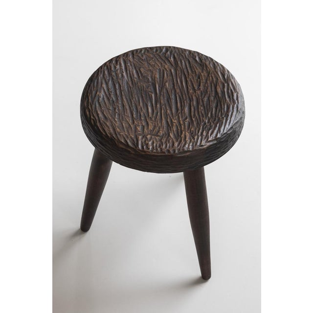 Wood Stools in the style of Charlotte Perriand, France, 1960s, Set of 6 For Sale - Image 7 of 16