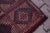 Burgundy 1970s Tribal Burgundy Geometric Oushak Cecim Rug For Sale - Image 8 of 13