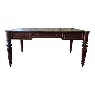 Edwardian Executive Desk by Ethan Allen For Sale