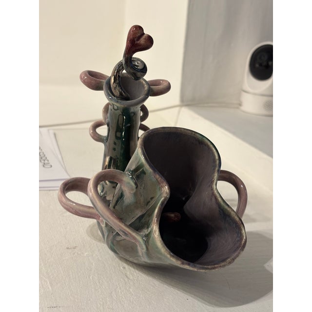 Cornucopia Ceramic with glaze 5 x 3 x 7 Wong approaches the body through ceramics, beginning with the vessel and pushing...