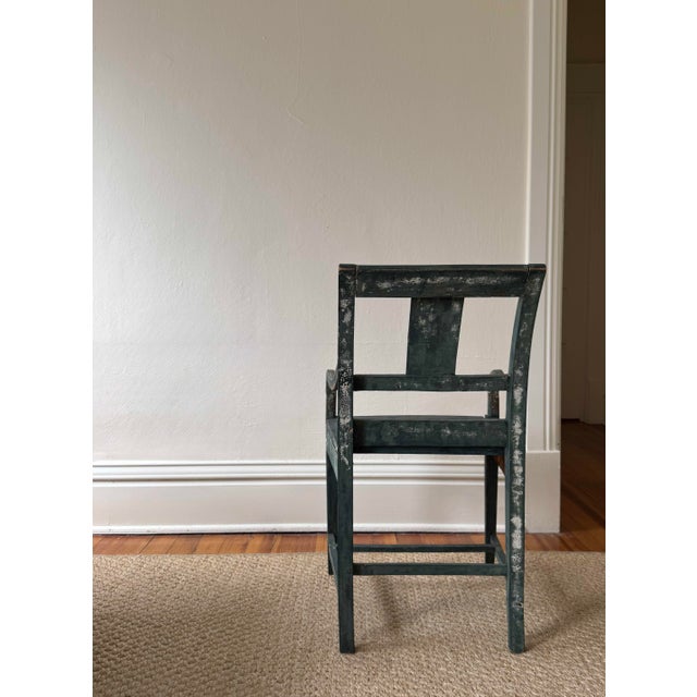 19th C Swedish Painted Chair For Sale - Image 10 of 10