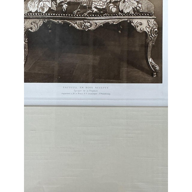 Framed Antique French Chair Print For Sale - Image 13 of 18