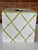 Traditional Italian Palm Tree Lattice Ceramic Tissue Box Cover by Mane Lion For Sale - Image 3 of 10