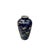 Asian Vintage Dark Cobalt Blue Flower Bird Enamel Porcelain Art Vase For Sale - Image 3 of 9