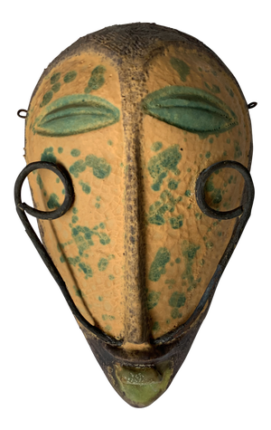 Alvino Bagni Italian Pottery Tribal Mask Wall Sculpture