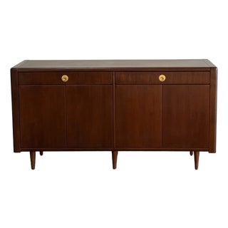 1960s Minimal Teak Credenza by Dscan, Attributed For Sale