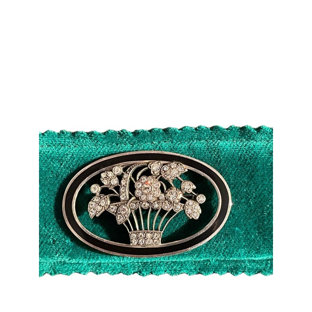 Vintage brooch, 1960s Elegant 1960s-era brooch, made of 925 silver, stamped on the back. Excellent condition, as shown in...