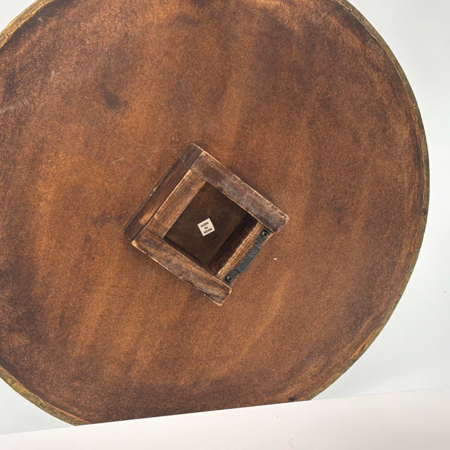 Mid-Century Modern Vintage Arteriors Home Apollo Metal / Wood Wall Plaque Medium For Sale In Los Angeles - Image 6 of 11