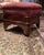 Antique American Empire Serpentine Mahogany Footstool Ottoman 19th century American Victorian Empire box seat footed...