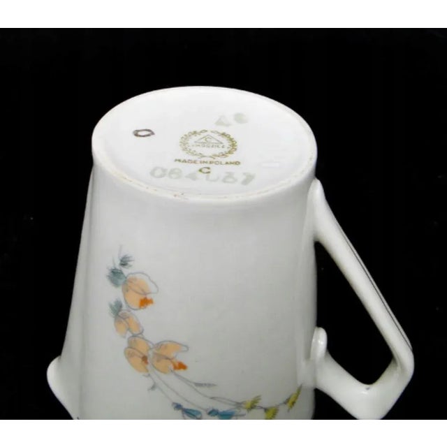 Art Deco Polish Milk Jug by Chodzież Pottery, 1960s, in Good conditions. Designed 1960 to 1969 This piece has an...