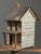 Vintage Folk Art Handmade Two-Story Country Home Model For Sale - Image 4 of 10