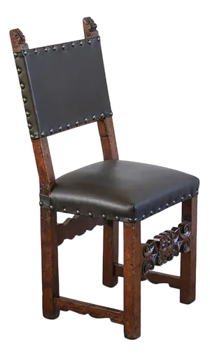 Antique Walnut Chair, 1890s