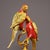 Late 20th Century Late 20th Century Gilt Bronze Cloisonné Enamel Parrot Incense Burner on Gourd Base For Sale - Image 5 of 10