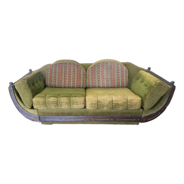 Authentic Mid-Century Spanish Revival Loveseat For Sale