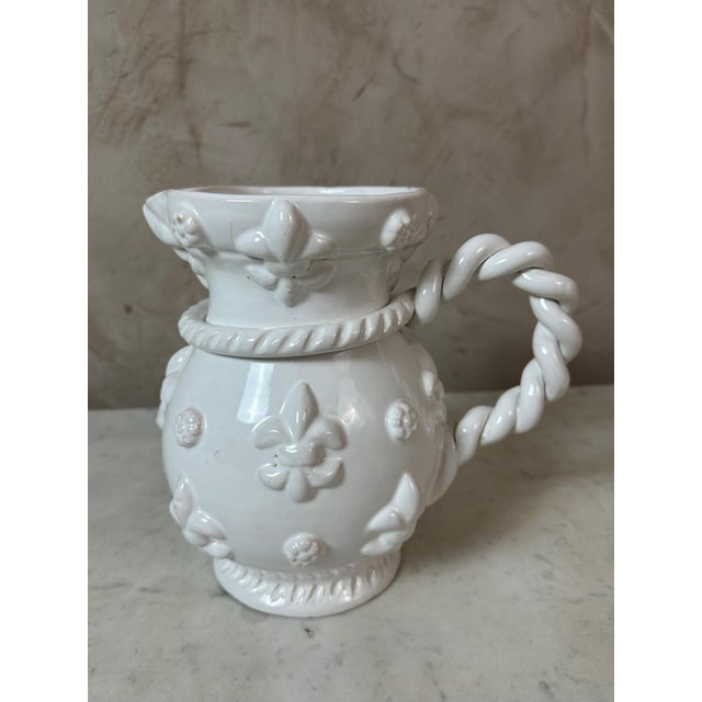 White Pitcher by Emile Tessier For Sale - Image 15 of 16