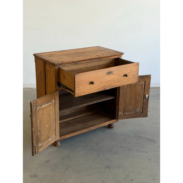 Antique Pine Cupboard Cabinet For Sale - Image 12 of 18