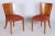 Art Deco Beech Dining Chairs attributed to Jindřich Halabala for Up Závody, Czechia, 1940s, Set of 4 For Sale - Image 4 of 10